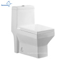 Aquacubic One-piece Square Toilet Washdown S-trap Ceramic Bathroom Toilet